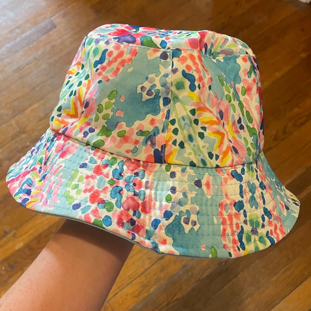 Rainbow Watercolor Bucket Hat